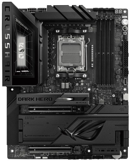 Материнcька плата ASUS ROG CROSSHAIR X870E DARK HERO sAM5 X870E 4xDDR5 M.2 HDMI USB Type-C Wi-Fi BT ATX