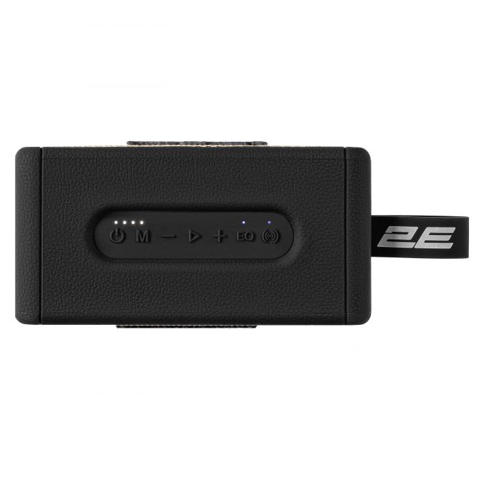 Портативна акустична система 2E SoundLegend Mini 40Вт, BT 5.3, TWS, FLAC, MP3, WAV, EQ, PowerBank, IPX6, Чорний