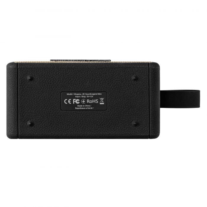 Портативна акустична система 2E SoundLegend Mini 40Вт, BT 5.3, TWS, FLAC, MP3, WAV, EQ, PowerBank, IPX6, Чорний