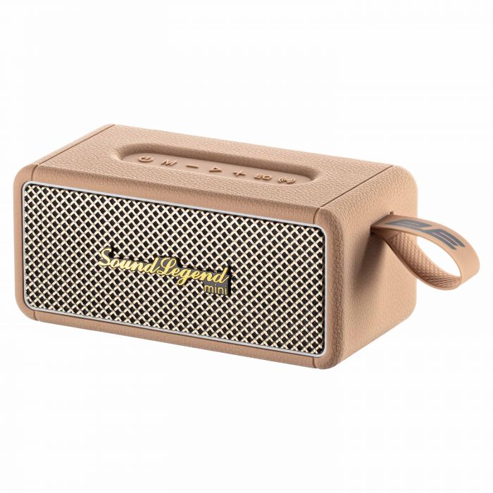 Портативна акустична система 2E SoundLegend Mini 40Вт, BT 5.3, TWS, FLAC, MP3, WAV, EQ, PowerBank, IPX6, Коричневий