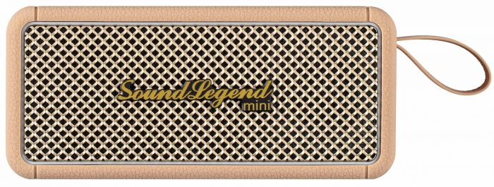 Портативна акустична система 2E SoundLegend Mini 40Вт, BT 5.3, TWS, FLAC, MP3, WAV, EQ, PowerBank, IPX6, Коричневий