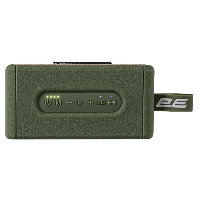 Портативна акустична система 2E SoundLegend Mini 40Вт, BT 5.3, TWS, FLAC, MP3, WAV, EQ, PowerBank, IPX6, Зелений