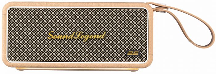 Портативна акустична система 2E SoundLegend 80Вт, BT 5.3, TWS, FLAC, MP3, WAV, EQ, PowerBank, IPX6, RGB, Коричневий