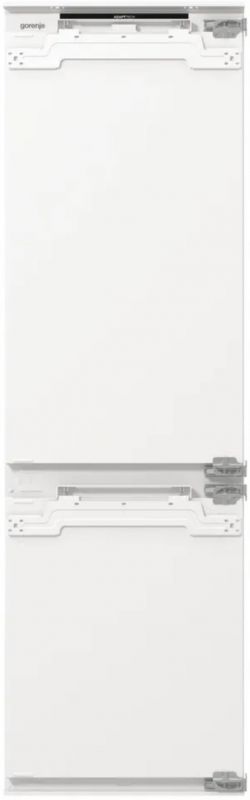 Холодильник Gorenje вбудований з нижн. мороз., 177x69x55см, 2 двері,252(76)л, А+, NF+, Зона св-ті, Диспл, Wi-Fi, Біли