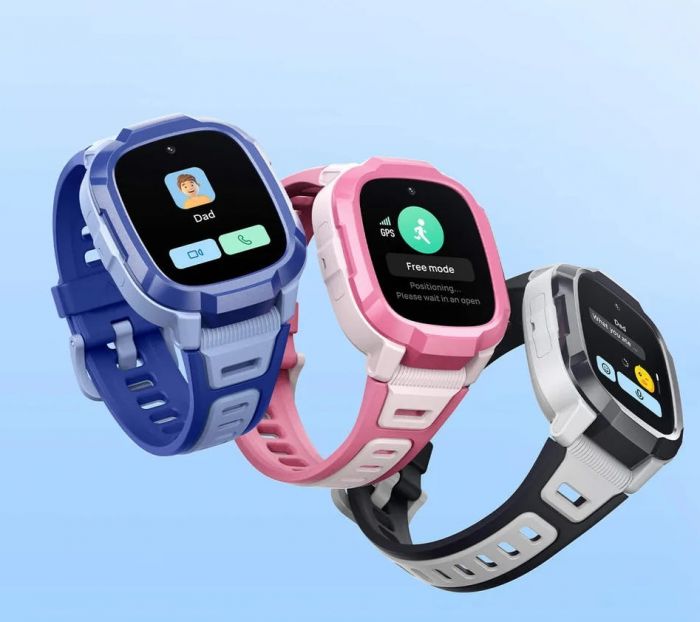 Дитячий годинник-телефон Mibro P6, 1.4", 240x280, GPS, 2MP, 900мА·год, 2АТM, сірий