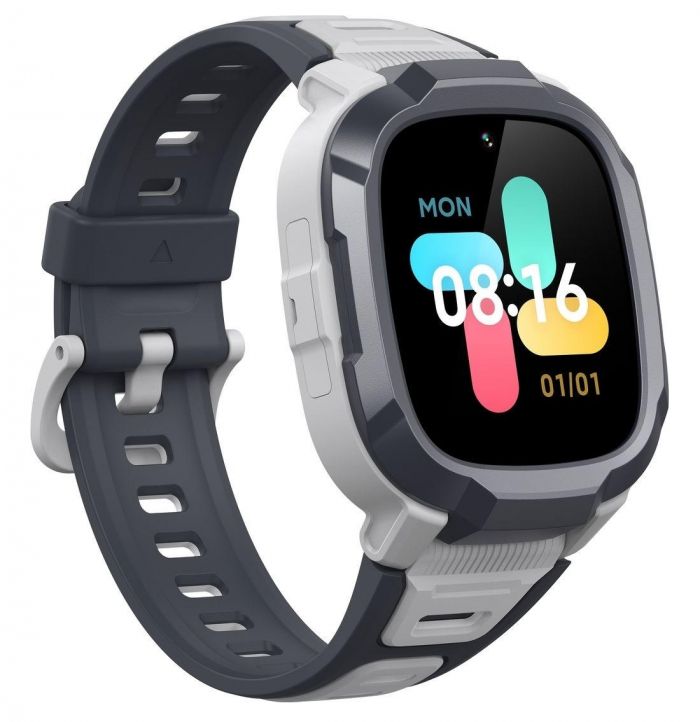 Дитячий годинник-телефон Mibro P6, 1.4", 240x280, GPS, 2MP, 900мА·год, 2АТM, сірий