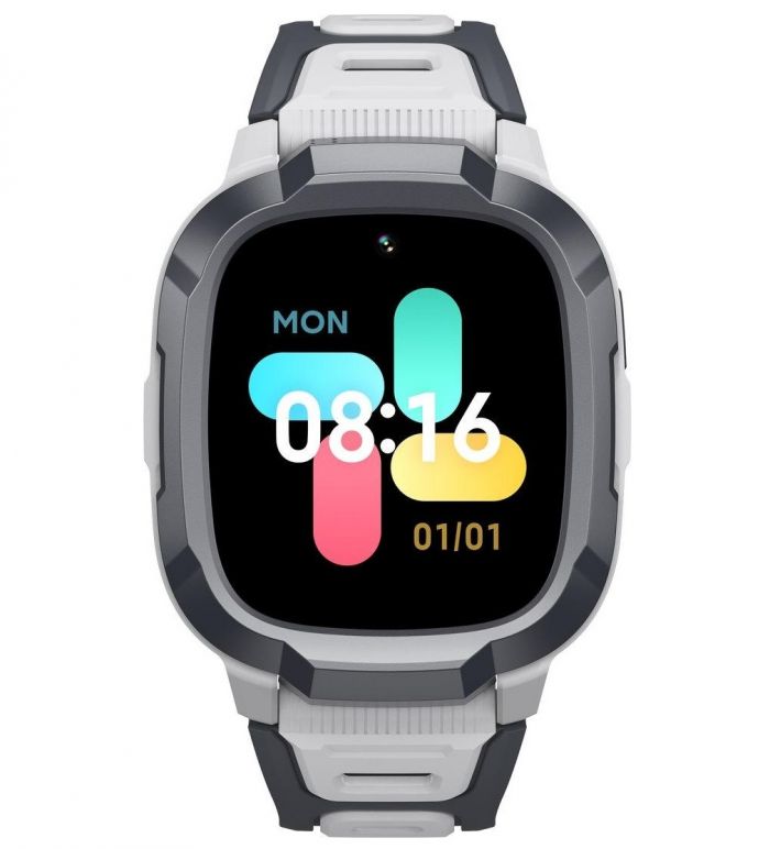 Дитячий годинник-телефон Mibro P6, 1.4", 240x280, GPS, 2MP, 900мА·год, 2АТM, сірий