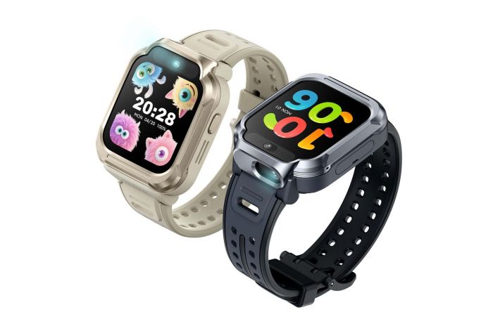 Дитячий годинник-телефон Mibro S1, 1.68", 360x390, GPS, 8MP+5MP, 900мА·год, 2АТM, пісочно-золотий