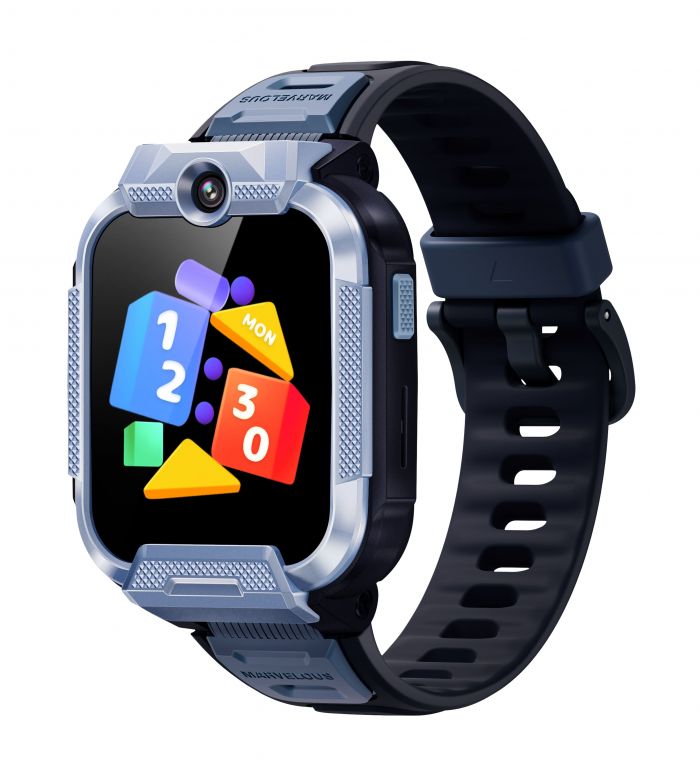 Дитячий годинник-телефон Mibro Z5, 1.69", 240x280, GPS, 2MP dual, 900мА·год, 2АТM, синій