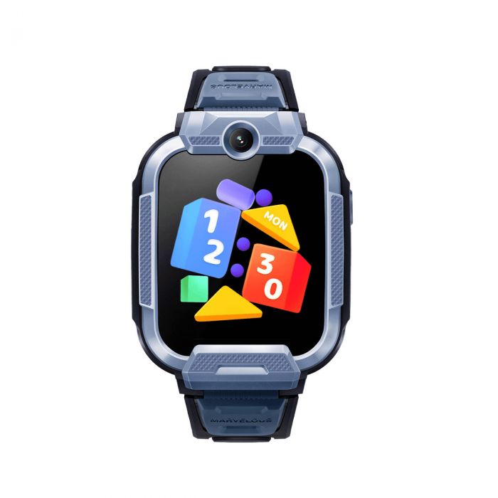 Дитячий годинник-телефон Mibro Z5, 1.69", 240x280, GPS, 2MP dual, 900мА·год, 2АТM, синій