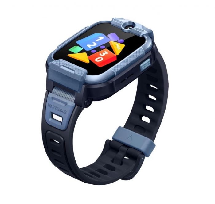 Дитячий годинник-телефон Mibro Z5, 1.69", 240x280, GPS, 2MP dual, 900мА·год, 2АТM, синій