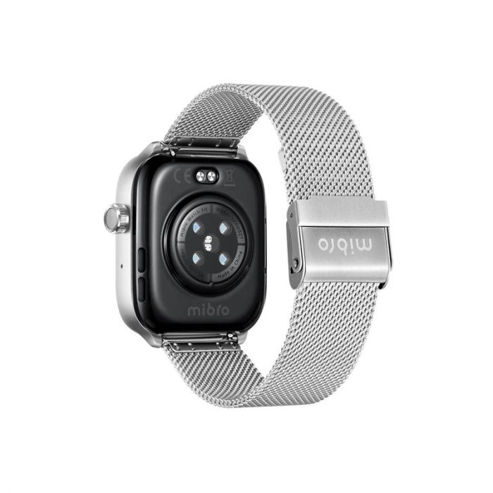 Смарт-годинник Mibro Fit 44мм, 1.75", 390x450, AMOLED, BT 5.3, GPS, 5 ATM, сріблястий