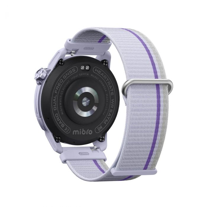 Смарт-годинник Mibro GS Active 2 46мм, 1.32", 466x466, AMOLED, BT 5.3, GPS, 5 ATM, ліловий