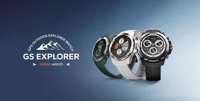 Смарт-годинник Mibro GS Explorer 48мм, 1.32", 466x466, AMOLED, BT 5.3, Dual-band GPS, 10 ATM, насичений зелений