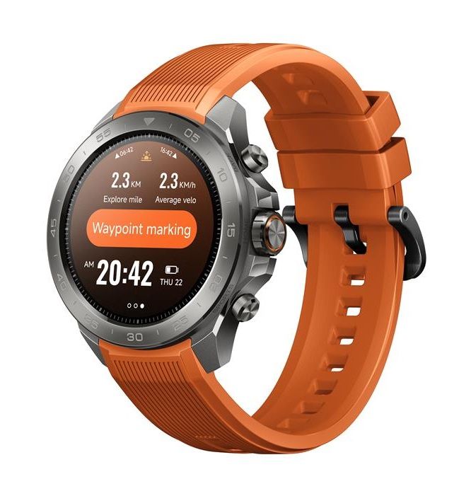 Смарт-годинник Mibro GS Explorer S 48мм, 1.32", 466x466, AMOLED, BT 5.3, Dual-band GPS, 10 ATM, титан-силікон