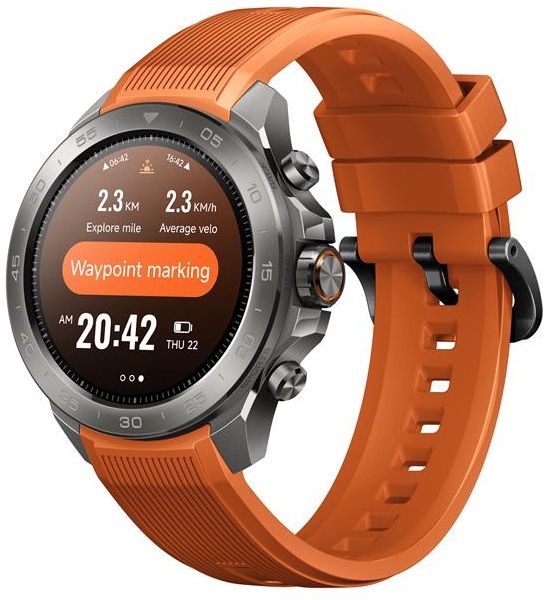 Смарт-годинник Mibro GS Explorer S 48мм, 1.32", 466x466, AMOLED, BT 5.3, Dual-band GPS, 10 ATM, титан-силікон