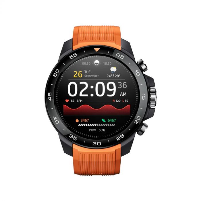 Смарт-годинник Mibro GS Explorer S 48мм, 1.32", 466x466, AMOLED, BT 5.3, Dual-band GPS, 10 ATM, чорний обсидіан