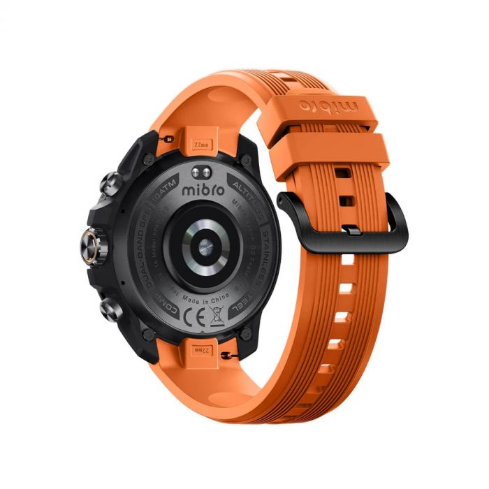 Смарт-годинник Mibro GS Explorer S 48мм, 1.32", 466x466, AMOLED, BT 5.3, Dual-band GPS, 10 ATM, чорний обсидіан