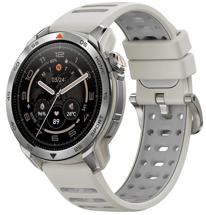 Смарт-годинник Mibro GS Pro 2 48мм, 1.43", 466x466, AMOLED, BT 5.3, GPS, 5 ATM, світло-бежевий