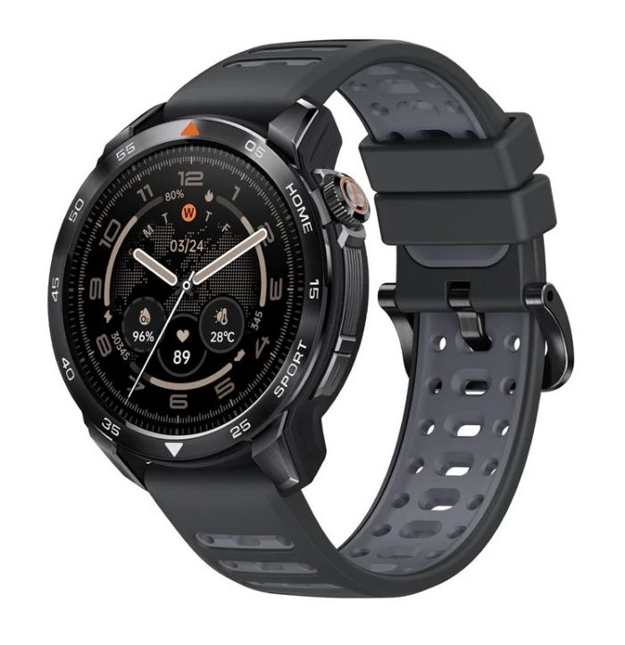 Смарт-годинник Mibro GS Pro 2 48мм, 1.43", 466x466, AMOLED, BT 5.3, GPS, 5 ATM, темно-сірий