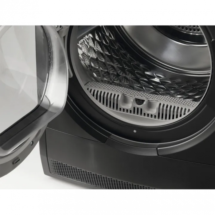 Сушильна машина Electrolux тепловий насос, 9кг, A+++, 64см, дисплей, інвертор, сріблястий темний