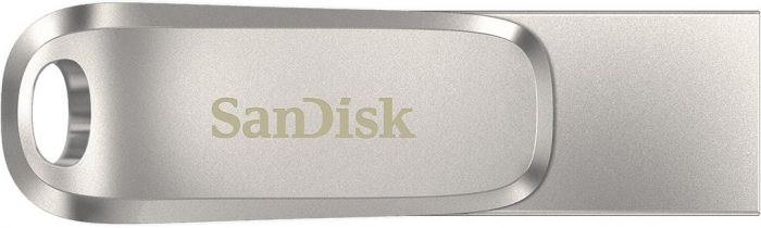 Накопичувач SanDisk  512GB USB 3.1 Type-A + Type-C Dual Drive Luxe Срібний