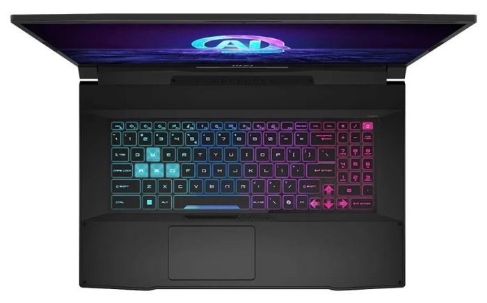 Ноутбук MSI Katana A17 AI B8VF-1036XUA 17.3 FHD, AMD R7-8845HS, 16GB, F1TB, NVD4060-8, DOS, чорний