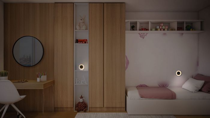 Світильник нічник з акумулятором OSRAM NIGHTLUX CLOCK 0.3Вт 3000/4000/6500К 5Лм 1000мА•год годинник USB-A > microUSB білий