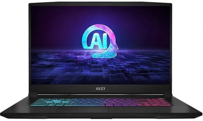 Ноутбук MSI Katana A17 AI B8VF-1036XUA 17.3 FHD, AMD R7-8845HS, 16GB, F1TB, NVD4060-8, DOS, чорний