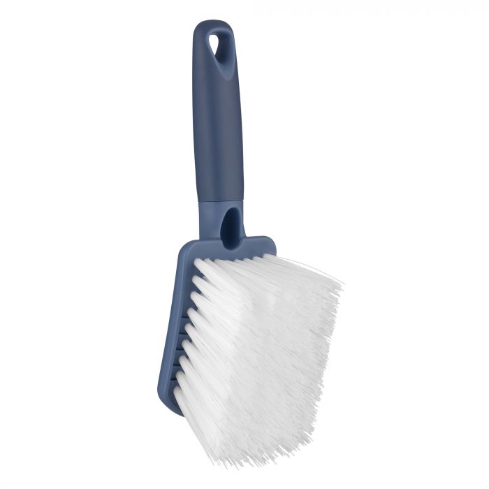 Щітка для миття ARDESTO Solid 22х6.8см з ручкою, пластик, блакитний