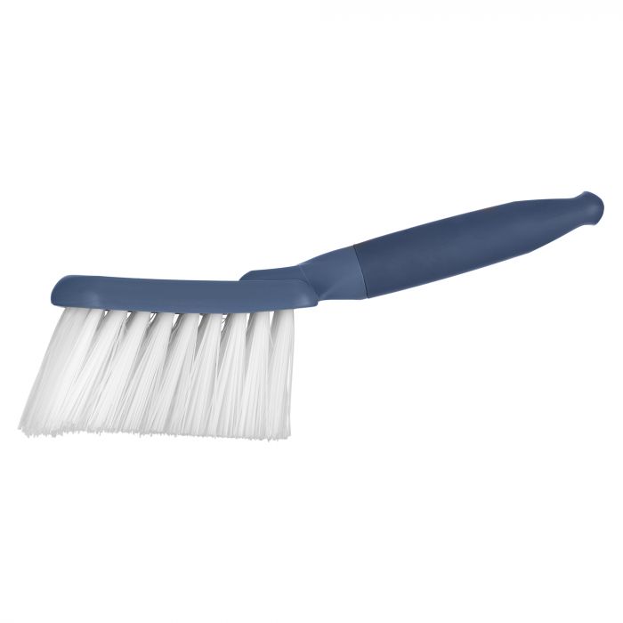 Щітка для миття ARDESTO Solid 22х6.8см з ручкою, пластик, блакитний