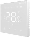 Терморегулятор Navin WT410W-3А 5...35 °C для котлів опалення електронний Wi-Fi Tuya, Smart Life провідне підключення 230В білий
