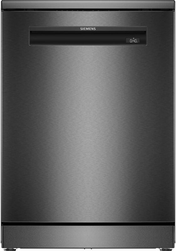 Посудомийна машина Siemens, 13компл., B, 60см, дисплей, чорна нержавіюча сталь