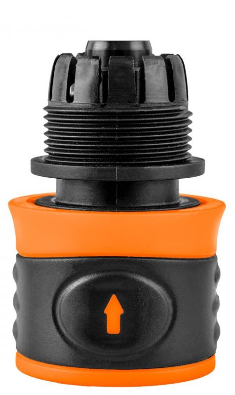 Конектор для шланга Neo Tools 1/2" наскрізний двокомпонентний біметалічний