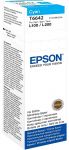 Контейнер з чорнилом Epson T6642 EcoTank L110/L120/L121/L1300/L1455/L210/L300/L3050/L3060/L3070/L355/L382/L386/L486/L550/L605/L655/L364/L132/L222/L312/L366/L456/L566 cyan