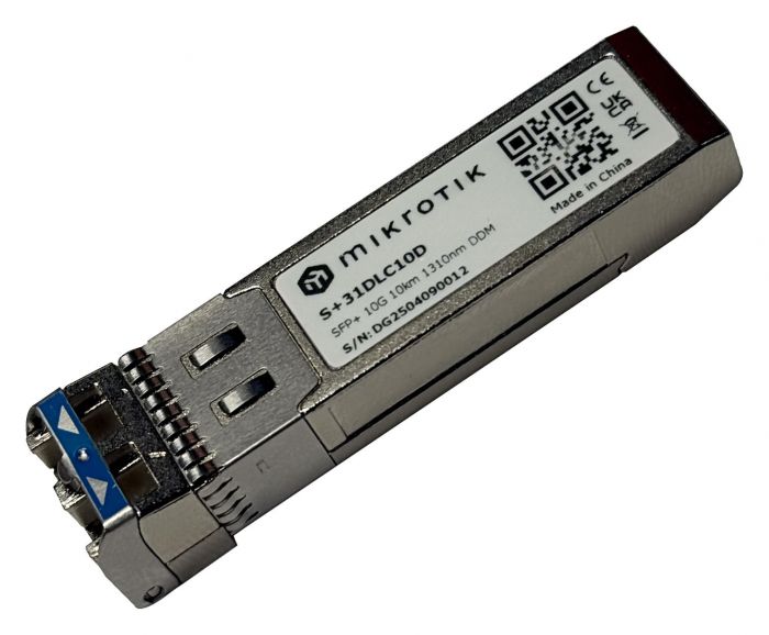 Трансивер MikroTik S+31DLC10D SFP+, 10GBaseLR, SM, 10км, 1310nm