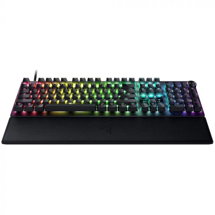 Клавіатура механічна Razer Huntsman V3 Pro 8KHz, 104key, Analog Optical Switch Gen-2, USB-A, EN, RGB, чорний