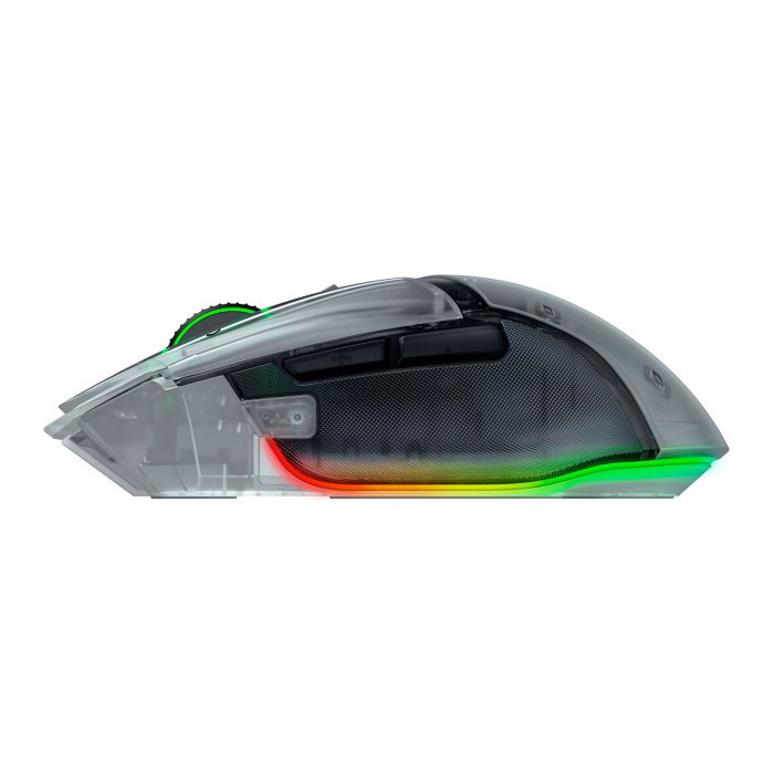 Миша Razer Basilisk V3 Pro 35K, RGB, USB-A/WL/BT, Phantom White Ed.