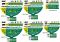 Шланг садовий 2Е AquaFlex Emerald Pro 1/2" 30м 4 шари 20бар -10…+60°C зрошувач 2 конектори адаптер