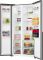 Холодильник SBS Gorenje, 179х62х91см, 2 двері, 344(197)л, А+, NF+, Інв., Зона св-ті, диспенсер, Зовн. Диспл, нерж