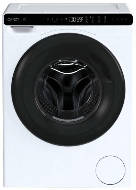 Пральна машина Candy фронтальна, 5кг, 1200, A, 42см, дисплей, інвертор, люк чорний, висота 70см, білий