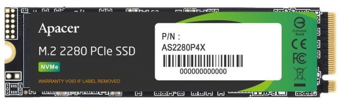 Накопичувач SSD Apacer M.2  256GB  PCIe 3.0 P4X