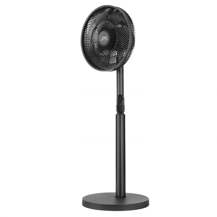 Вентилятор Cooper&Hunter CH-RFF1270RT підлоговий, 32см, 18Вт, пульт ДУ, висота 80-100см, Bluetooth кер-ня, сірий