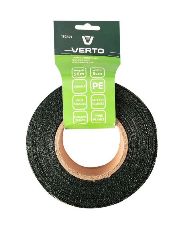 Стрічка садова Verto для підтримки рослин, 30мм, 50м