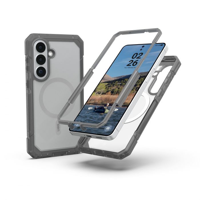 Чохол UAG для Samsung Galaxy S26+, Trooper with Magnet, Clear/Ash