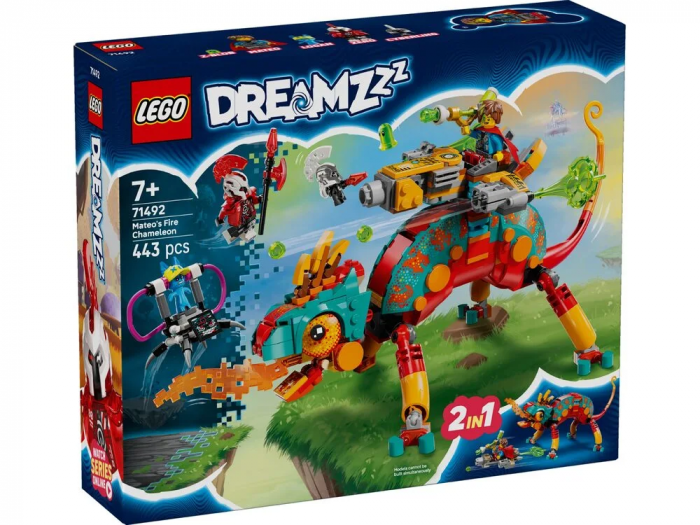 Конструктор LEGO Dreamzzz Вогняний хамелеон Матео