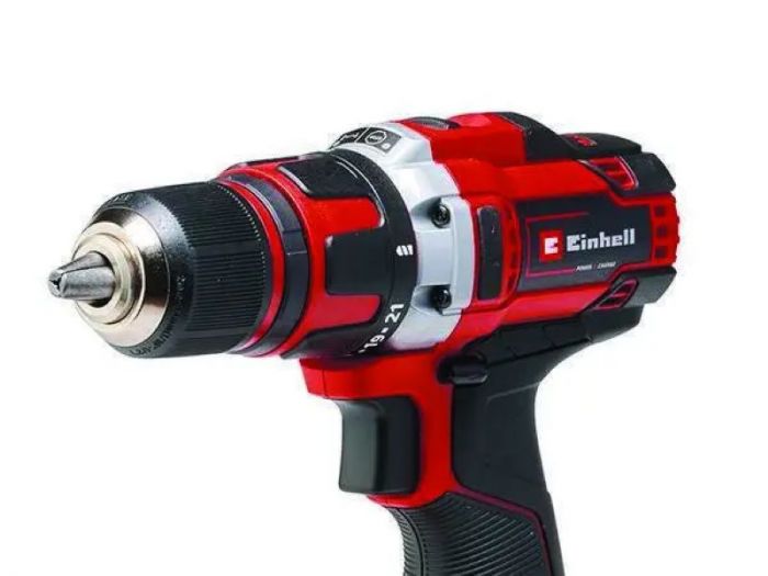 Шурупокрут-дриль акумуляторний Einhell TE-CD 18/40 Li Kit PXC 18В акб 1х2.5А·год 40Нм 400·1500об/хв ЗП 1.25кг