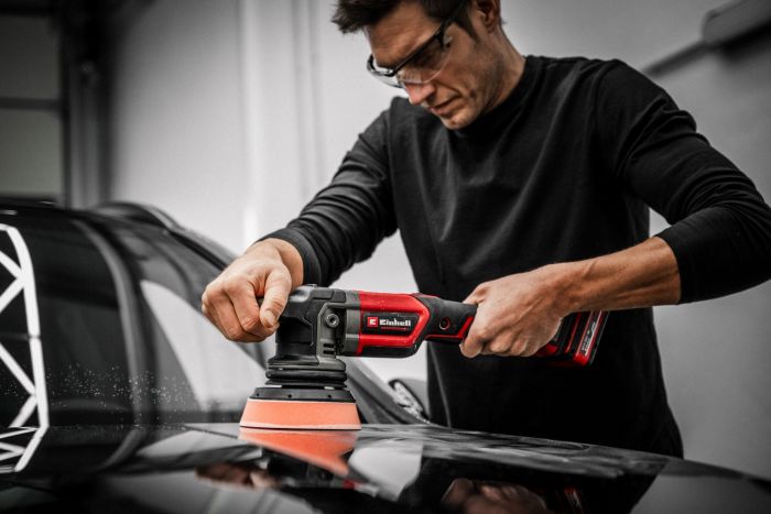 Шліфмашина полірувальна ексцентрікова акумуляторна Einhell Professional CP-EP 18/125 Li BL-Solo 18В 125мм 500-3800об/хв 2.11кг