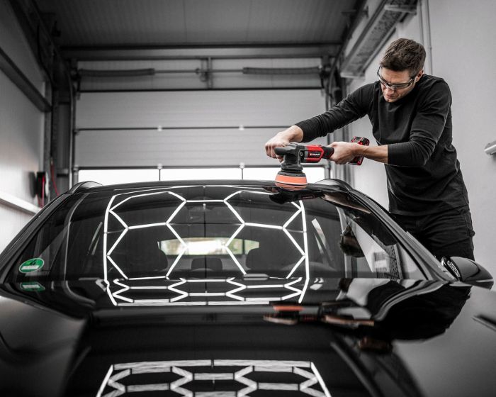 Шліфмашина полірувальна ексцентрікова акумуляторна Einhell Professional CP-EP 18/125 Li BL-Solo 18В 125мм 500-3800об/хв 2.11кг