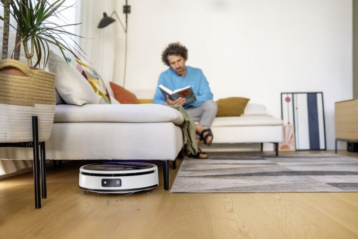 Робот-пилосос karcher RVF 7, h=10.5см, вологе прибирання, конт пил -250л, вода -0.30л, Bluetooth, білий